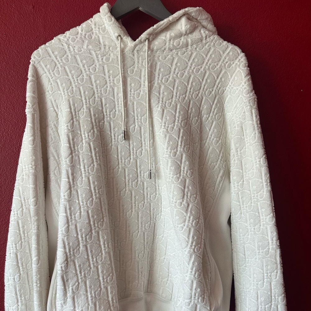 Dior Oblique Relaxed-Fit Hooded Sweatshirt